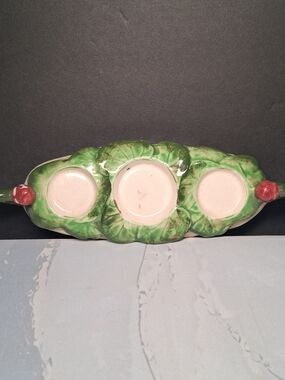 Vintage Shafford China Lilly Pads Condiment S & P Shaker Bottom Tray Only